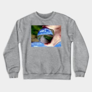 Crystal ball landscape Crewneck Sweatshirt